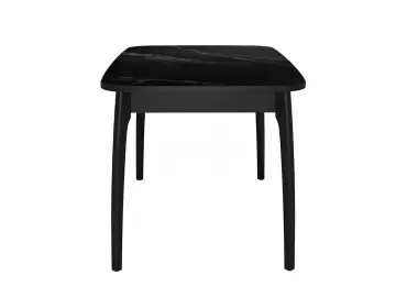 Стол MK40 Черный мрамор (керамогранит матовый)