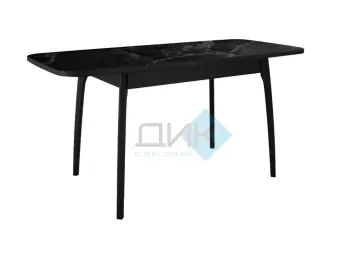 Стол MK40 Черный мрамор (керамогранит матовый)