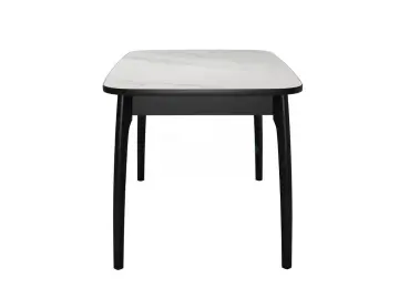 Стол MK40 Белый мрамор (керамогранит матовый)