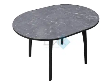 Стол MK46 Серый мрамор (керамогранит матовый)
