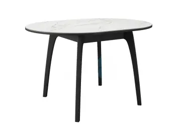 Стол MK46 Белый мрамор (керамогранит матовый)