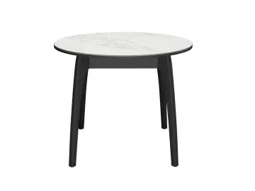 Стол MK46 Белый мрамор (керамогранит матовый)