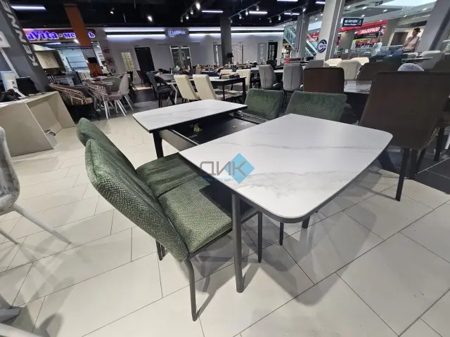 Стол MK15 Белый мрамор (керамогранит) 5