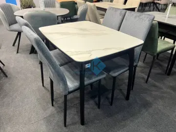 Стол MK15 Белый мрамор (керамогранит)