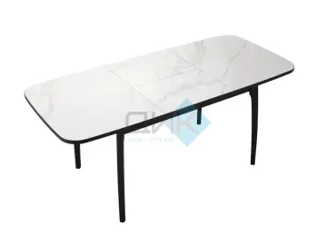 Стол MK15 Белый мрамор (керамогранит)