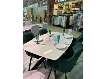 Стол BK140 Ostra Bianco (Керамогранит глянец)