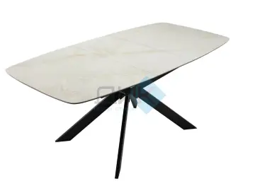 Стол BK140 Ostra Bianco (Керамогранит глянец)