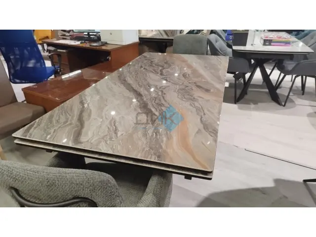 Стол EKX180 Venetian Brown Light (керамигранит глянец) 2