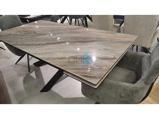 Стол EKX180 Venetian Brown Light (керамигранит глянец) 3