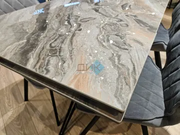 Стол DKS140 Venetian Brown Light (керамигранит глянец)