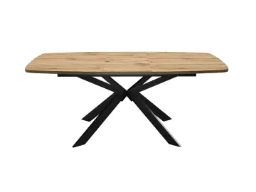 Стол DikLine B140 Дуб Галифакс (ЛДСП EGGER)/опоры черные