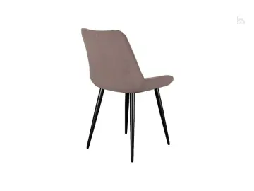 Стул кухонный 206М, микровелюр B3 beige, ножки черные