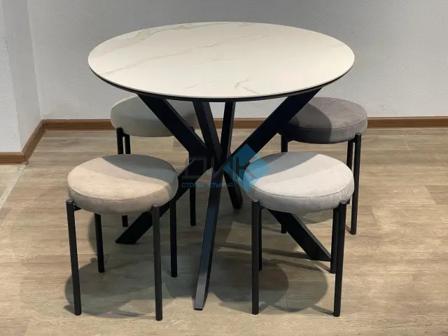 Табурет M02 бежевый 4