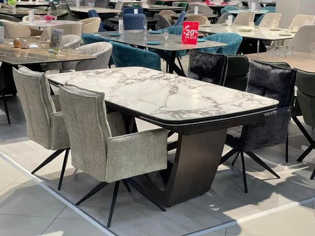 Стол EKO205 К34 (керамогранит глянцевый) 5