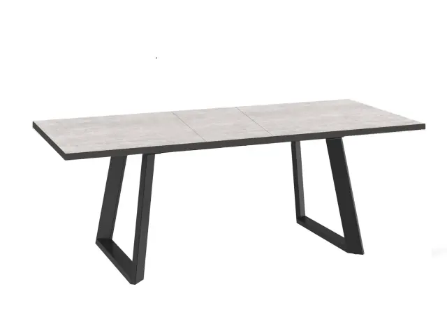 ZL140 Хромикс белый стол раздвижной 4