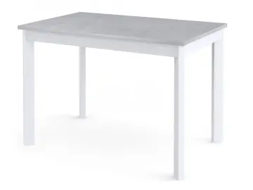 L110 бетон/белые стол раздвижной