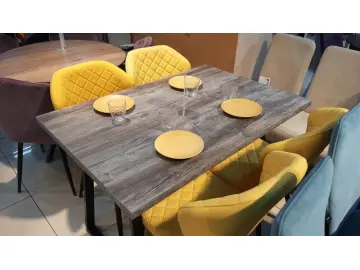 L110 Сосна Пасадена/черные стол раздвижной