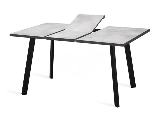 HB140 Хромикс белый стол раздвижной 2