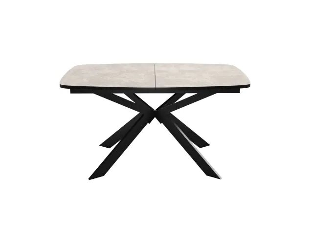 B140 Хромикс белый стол раздвижной 3