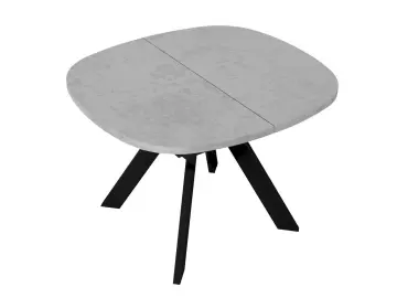 B110 Бетон квадратный стол раздвижной