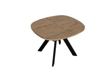 B110 Дуб Галифакс квадратный стол раздвижной