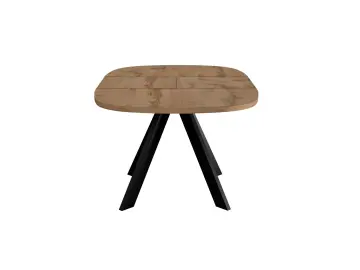 B110 Дуб Галифакс квадратный стол раздвижной