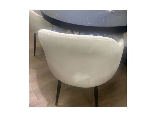 Стул для кухни DikLine 440 C103 крем, ножки черные 5