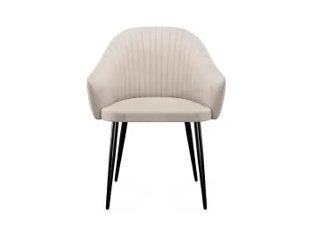 Стул для кухни DikLine 440 C103 крем, ножки черные