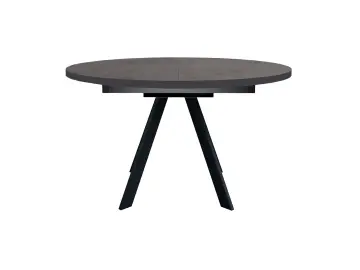 RD120 Хромикс бронза/черные круглый стол раздвижной