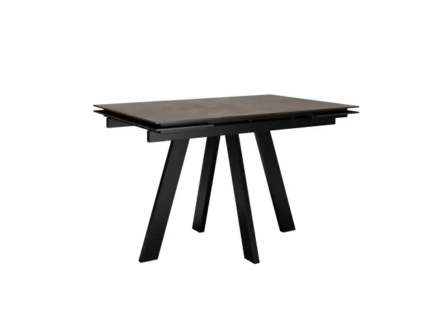 DM140 Хромикс бронза/черные стол раздвижной 1