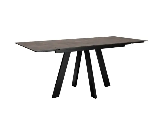 DM120 Хромикс бронза/черные стол раздвижной 5