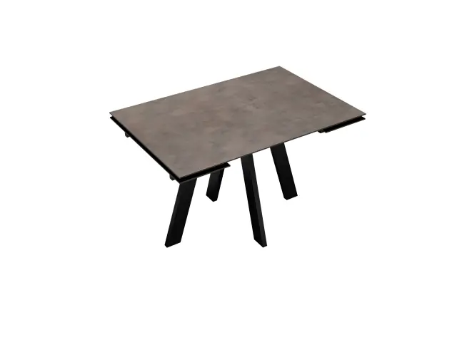 DM110 Хромикс бронза/черные стол раздвижной 2