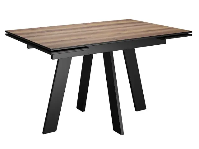 WINGS Дуб делано/Черный стол раздвижной 1
