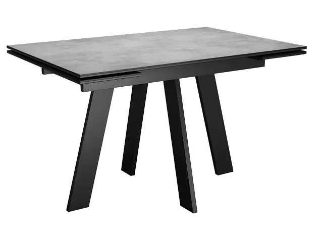 WINGS Северный камень/Черный стол раздвижной 1