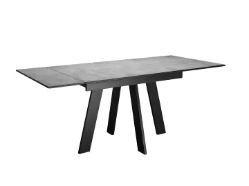 WINGS Северный камень/Черный стол раздвижной