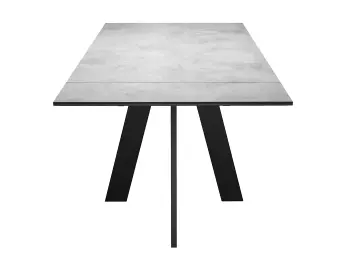 WINGS Северный камень/Черный стол раздвижной