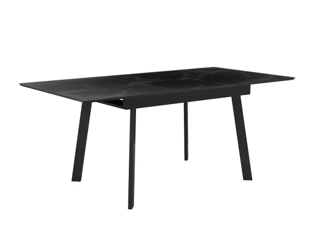 SFH125 стекло Черный мрамор/подстолье черное стол раздвижной 3