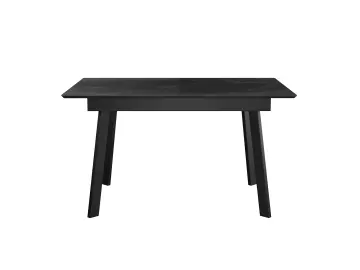 SFH125 стекло Черный мрамор/подстолье черное стол раздвижной