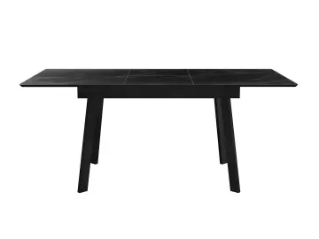SFH125 стекло Черный мрамор/подстолье черное стол раздвижной