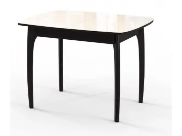 M40 венге/стекло бежевое стол раздвижной