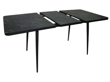 РАУНДИ(HPL)-L стол раздвижной(вставка цельная)