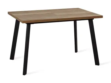 Стол DikLine HB120 Дуб Галифакс натуральный /опоры черные