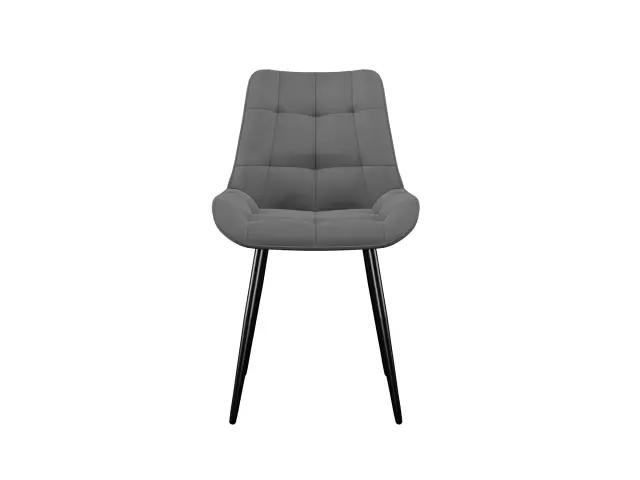Кухонный стул DikLine 226 поворотный B22 GREY, ножки черные 3