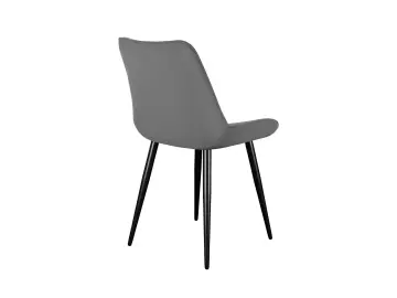 Кухонный стул DikLine 226 поворотный B22 GREY, ножки черные