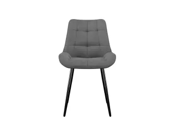 Кухонный стул DikLine 226 поворотный B22 GREY, ножки черные