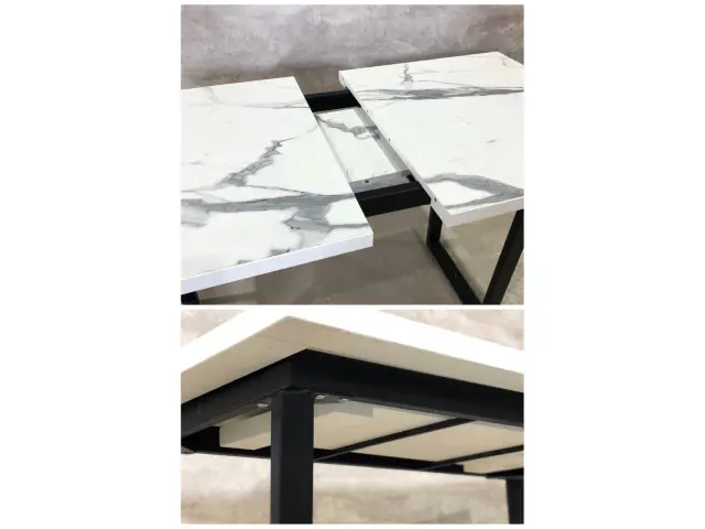 БЕРГЕН(HPL)-L стол раздвижной 3