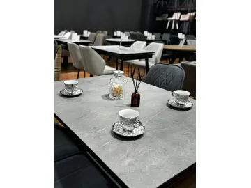 Стол АЙРОН(HPL)  раздвижной с пластиковым покрытием