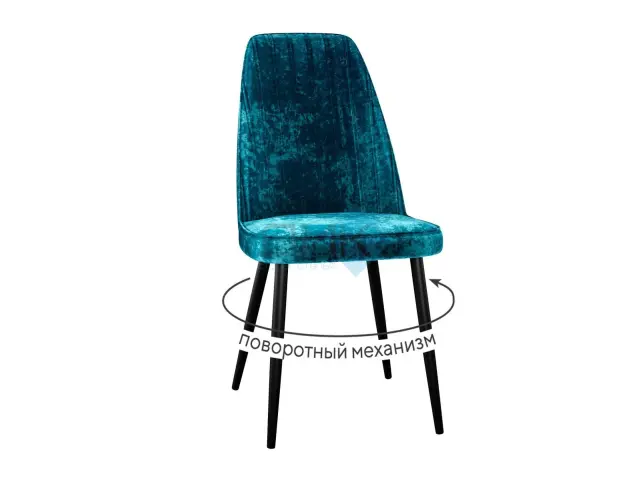 Стул 327 поворотный M19 бирюза 1