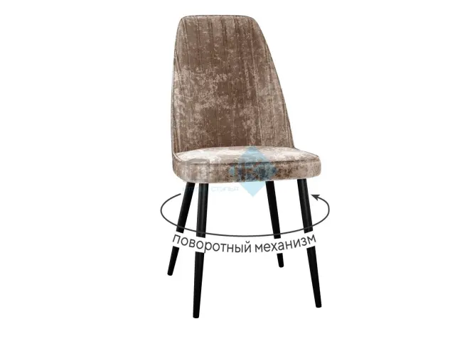 Стул 327 поворотный M05 шоколад 1