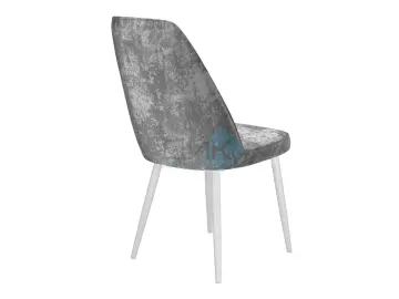 Стул 327 поворотный M13 светло-серый/ белые